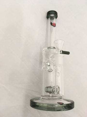 Red Eye Glass 10” Tall Outer Limits Glass Bong